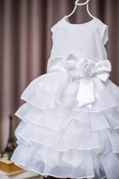 Vestidos de formatura infantil branco